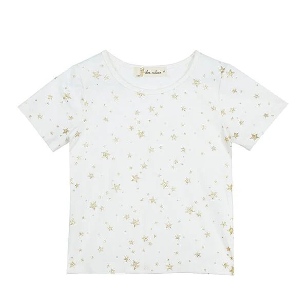 Glitter Gold Star Tee