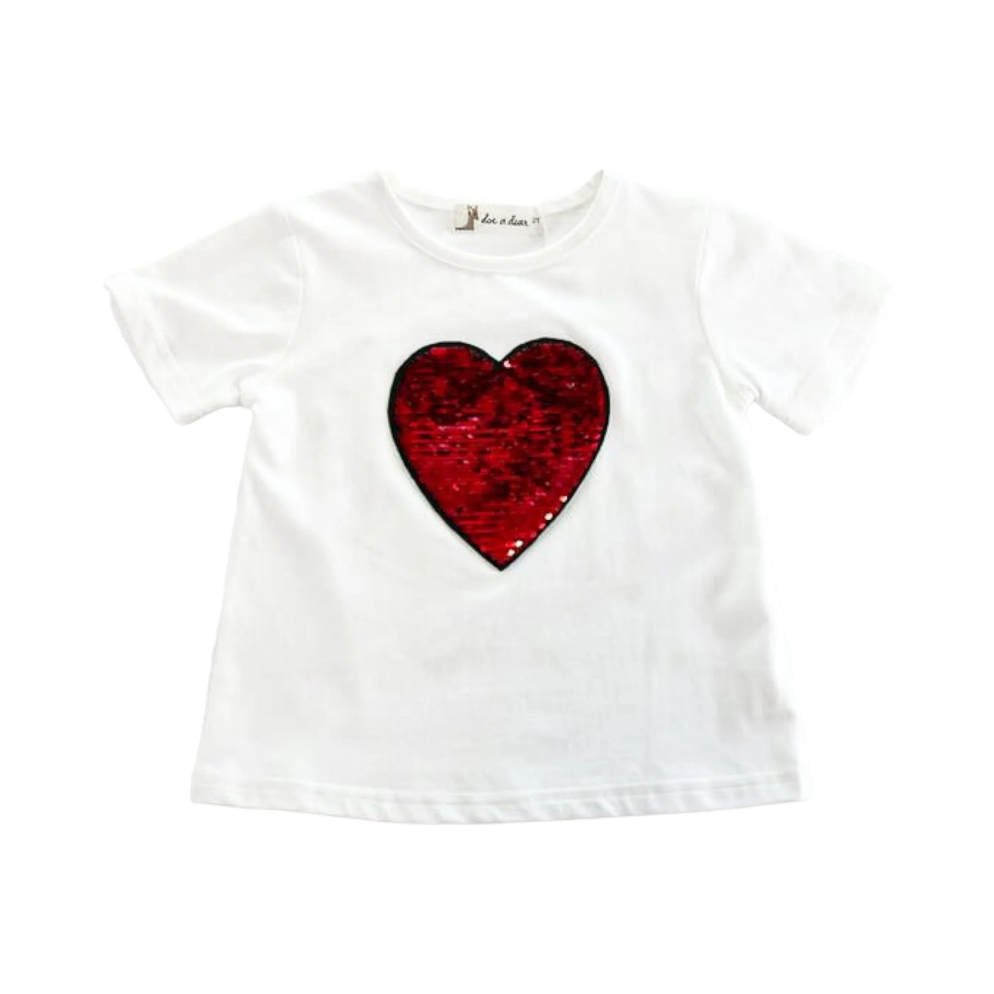 Sequin Heart Top
