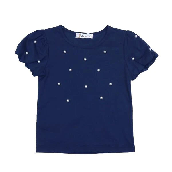 Puff Sleeve Pearl Top