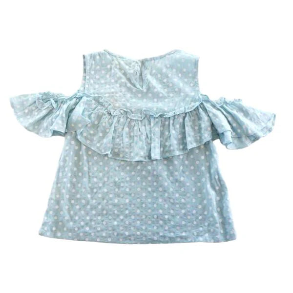 Polka Dot Off-Shoulder Top