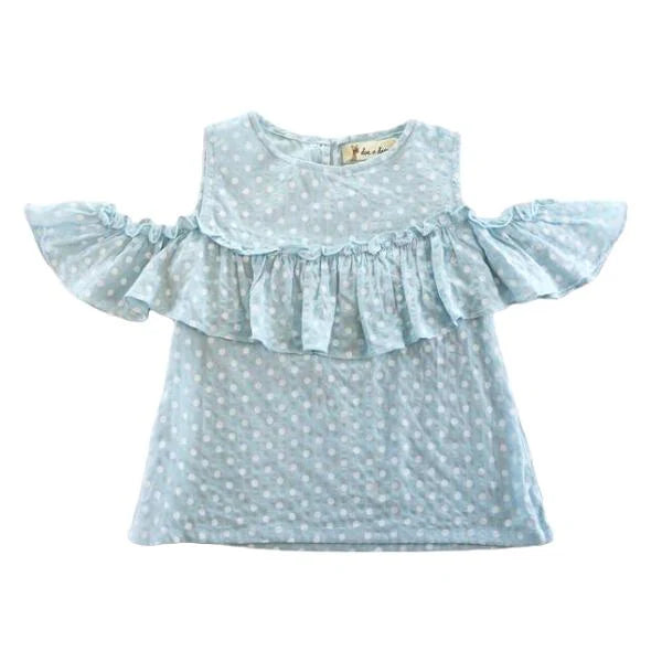 Polka Dot Off-Shoulder Top