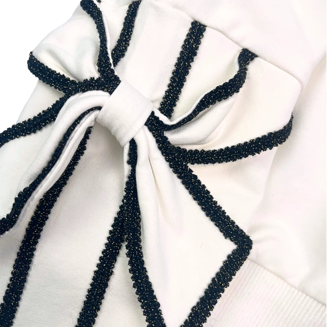Bow Sleeve Sweatshirt