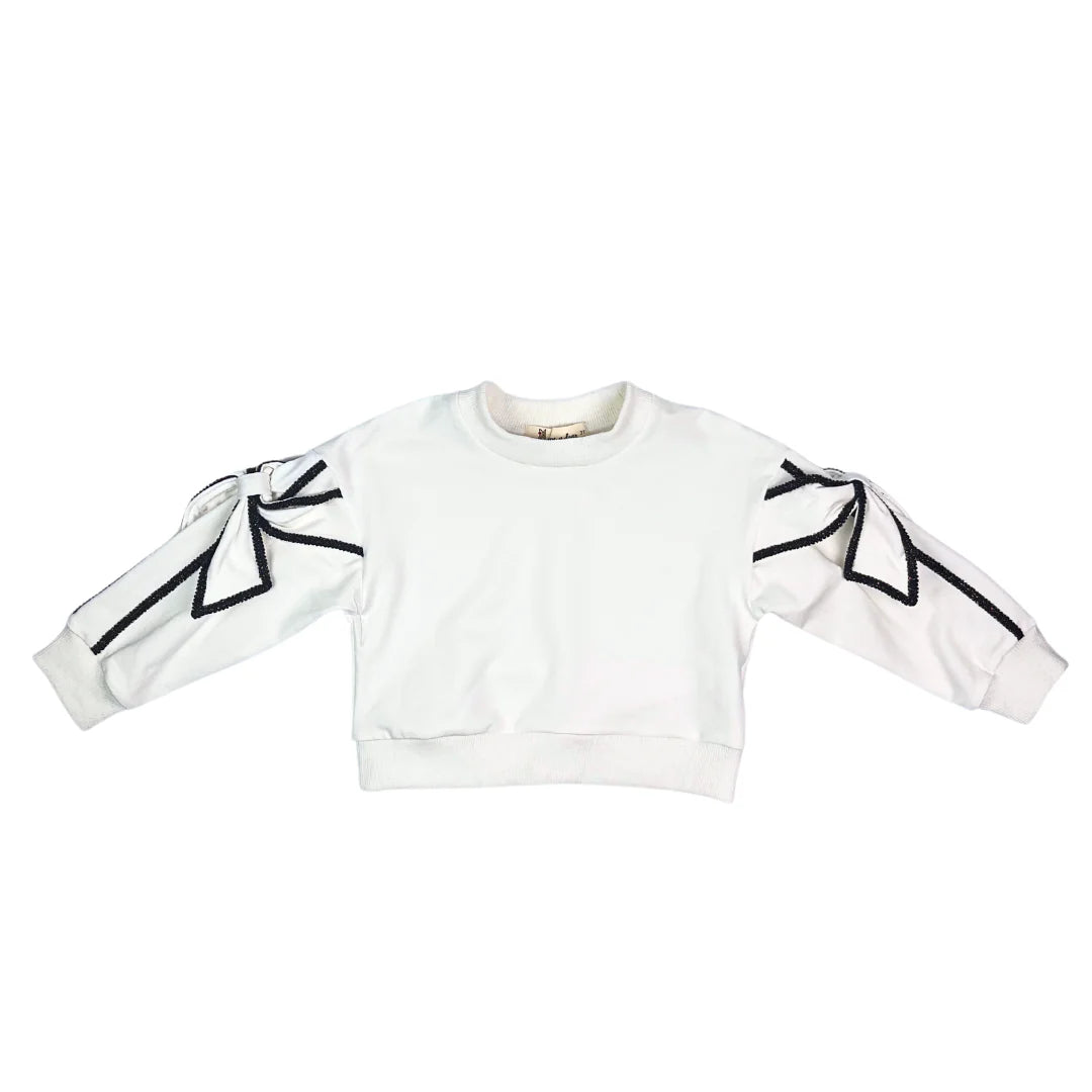 Bow Sleeve Sweatshirt