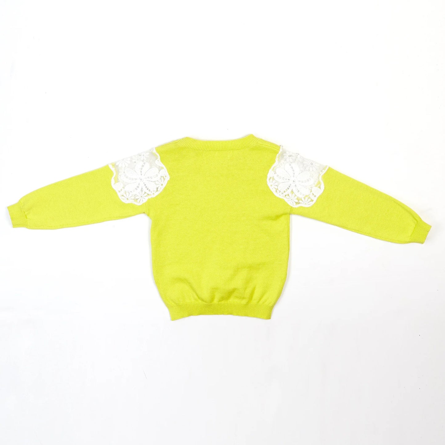 Lace Shoulder Sweater