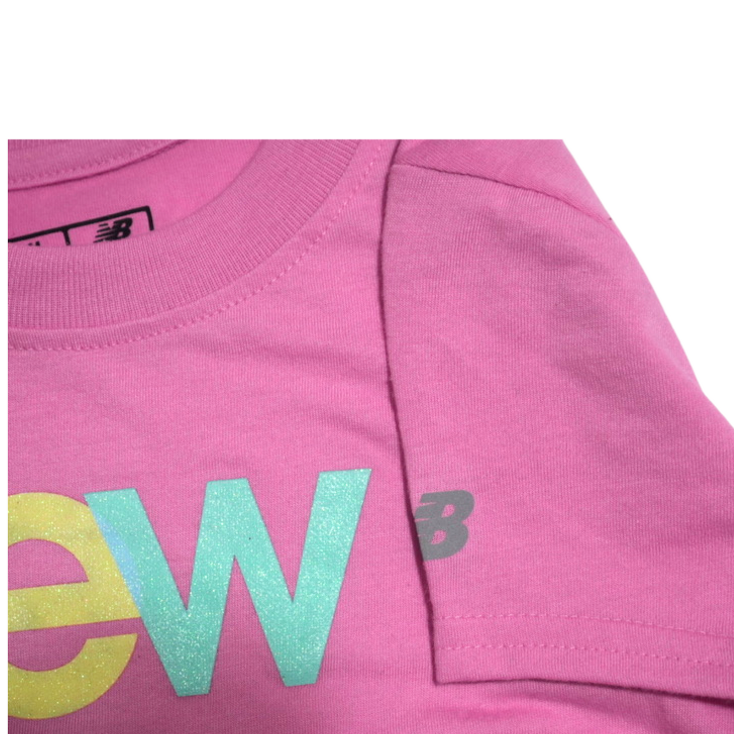 Pink New Balance Top