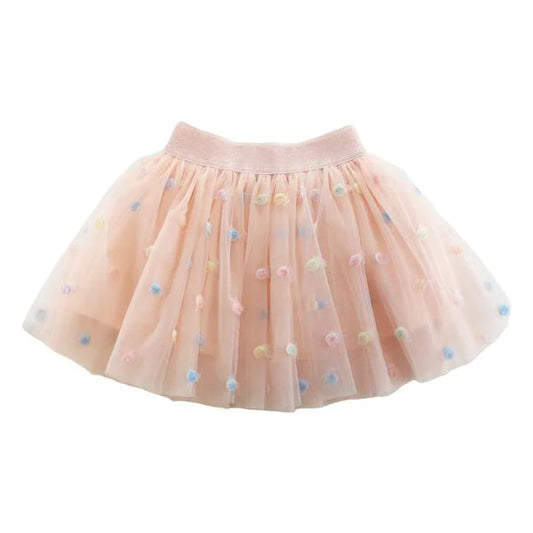 Mesh Floral Tutu Skirt