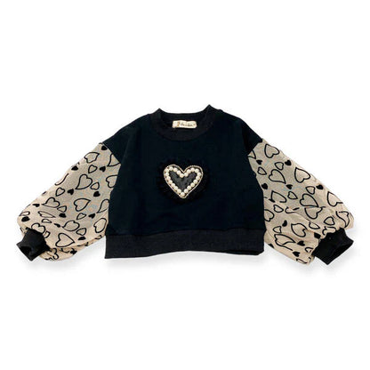 Heart Embellished Mesh Set