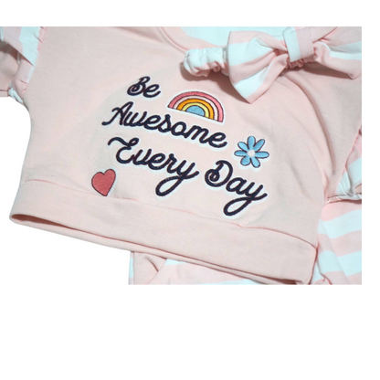 Baby Girl Be Awesome Set