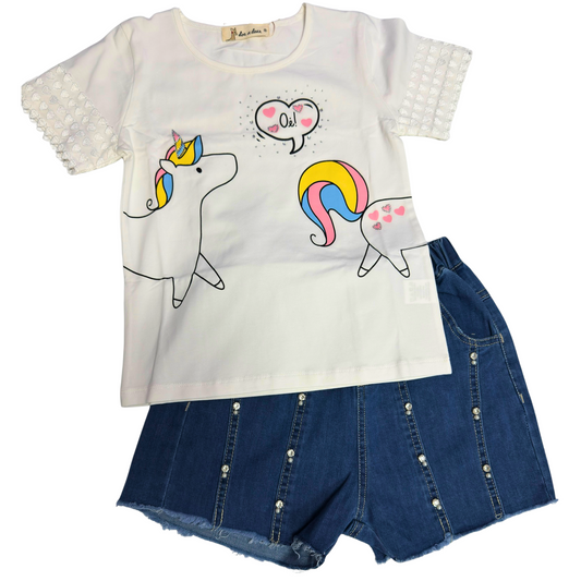 Rhinestone Unicorn Set